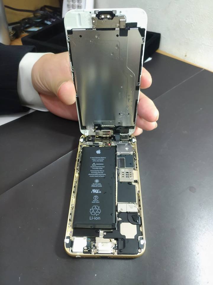 iPhone6 水没復旧修理
