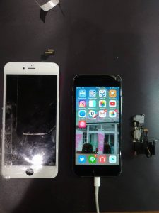 iPhone6Plus-ガラス割れ & iPhone6-ライトニングコネクタ修理_2_1 & 2_20180420